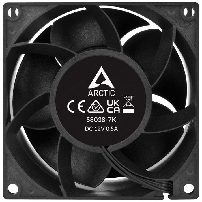 Arctic S8038-7K Pack de 4 Ventiladores de Servidor de 80 mm